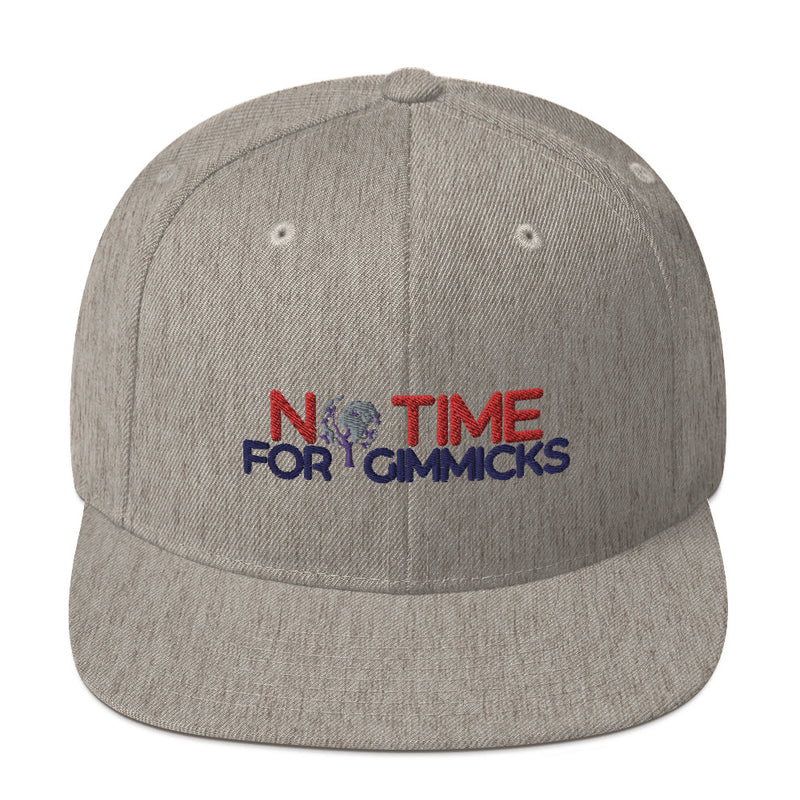 No Time For Gimmicks Snapback Hat Light Version
